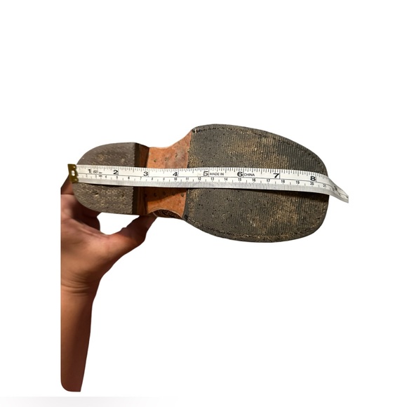 RedHawk Boot Co. Kids Wide Square Toe Cowgirl Boots in Turquoise/Brown size 2 - Picture 7 of 10